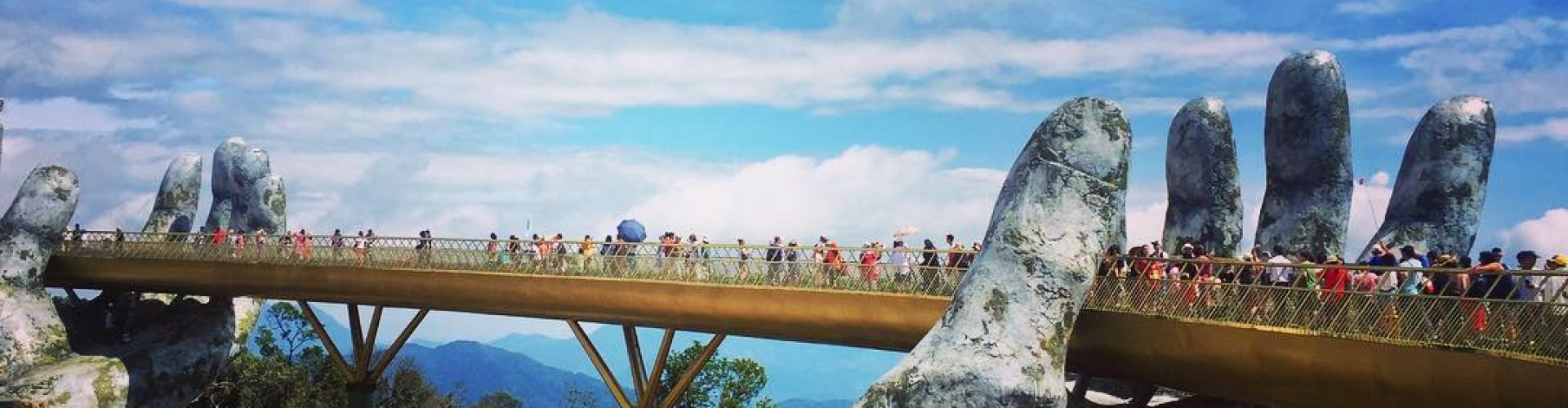 BA NA HILLS - GOLDEN BRIGDE IN DANANG, VIETNAM