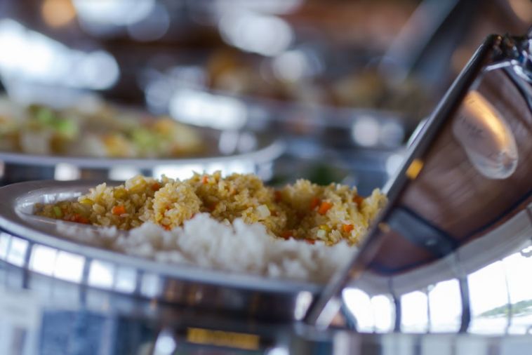 Buffet brunch with great food